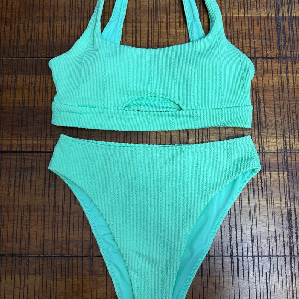 Aerie Lime Green Bikini Set